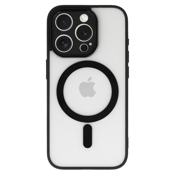 Acrylic Color Magsafe Case for Iphone 14 black