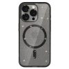 Glitter Magsafe Case for Iphone 15 black clear