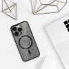 Glitter Magsafe Case for Iphone 15 black clear