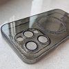 Glitter Magsafe Case for Iphone 15 black clear