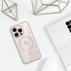 Glitter Magsafe Case for Iphone 15 Pro Max pink clear