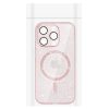 Glitter Magsafe Case for Iphone 15 Pro Max pink clear