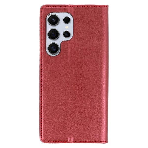Smart Magneto Case for Samsung Galaxy A34 5G burgundy