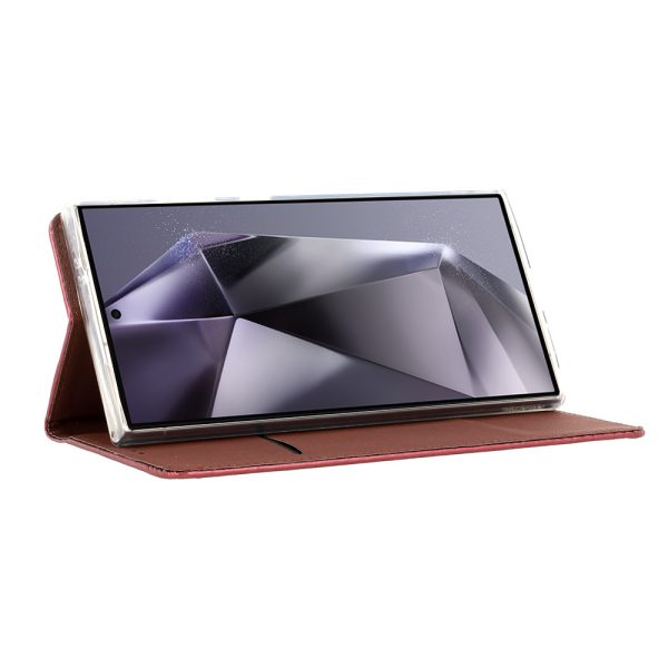 Smart Magneto Case for Samsung Galaxy A34 5G burgundy