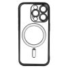 Metallic Magsafe Case for Iphone 15 Pro Black