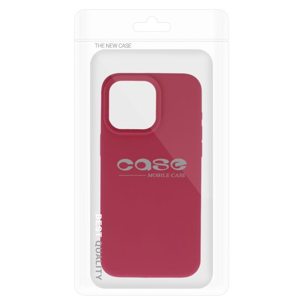 Silicone Lite Case for Samsung Galaxy A55 5G burgundy