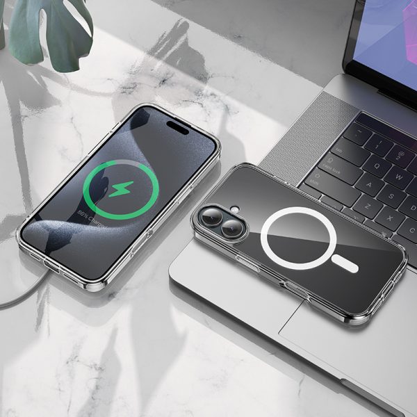 Borofone Case BI5 Ice Shield Magnetic Iphone 16 transparent