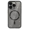 Glitter Magsafe Case for Iphone 16 Pro Max black clear