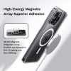 Rock Crystal Series Magnetic Case for Iphone 16 Pro transparent