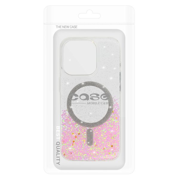 Tel Protect Moonlite Magsafe Case for Iphone 14 Pro Max pink clear