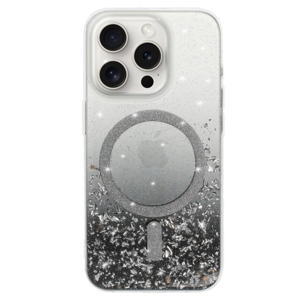 Tel Protect Moonlite Magsafe Case for Iphone 15 Pro Max black clear