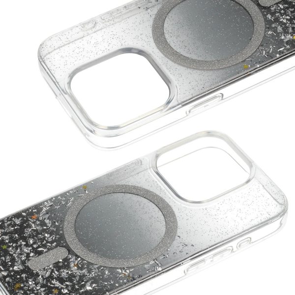 Tel Protect Moonlite Magsafe Case for Iphone 15 Pro Max black clear