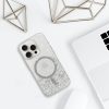 Tel Protect Moonlite Magsafe Case for Iphone 15 silver clear