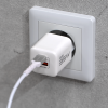 Blavec Wall charger BC-4 GaN - USB + Type C - 35W 3A (TCBC4G-UCW353A) white
