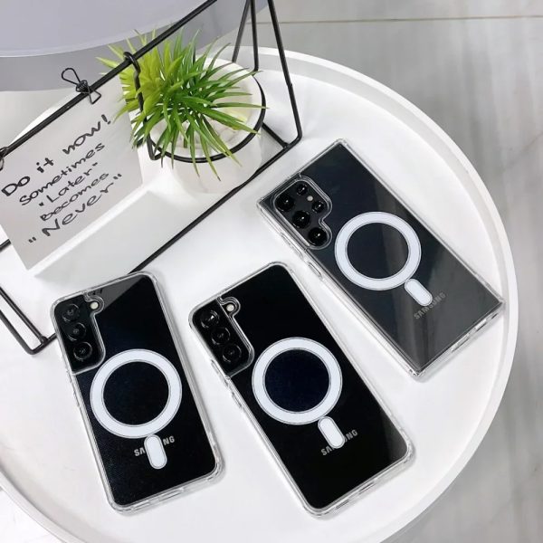 Acrylic Magsafe Case for Samsung Galaxy S25 transparent