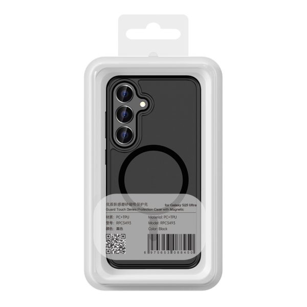 Rock Guard Touch Matte Series Magnetic Case for Samsung Galaxy S25 Ultra black