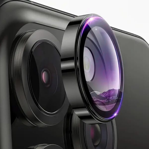 Tempered glass Tel Protect 3D Lens on camera for Iphone 13/13 Mini black