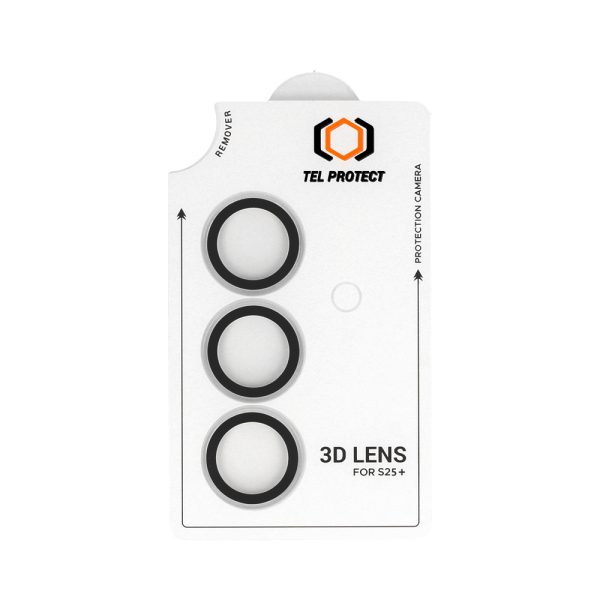 Tempered glass Tel Protect 3D Lens on camera for Samsung Galaxy S23 transparent