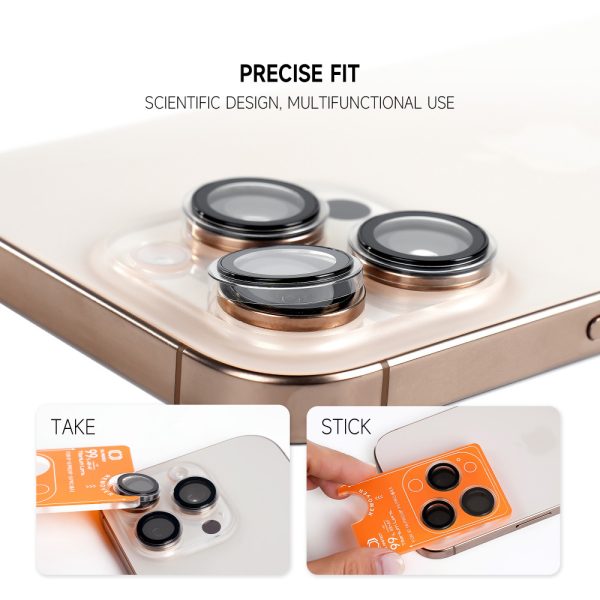 Tempered glass Tel Protect Titanium Lens 99% AR on camera for Iphone 13 Pro/13 Pro Max transparent