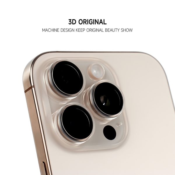 Tempered glass Tel Protect 3D Lens on camera for Iphone 13/13 Mini black