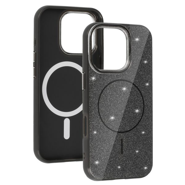 Magsafe Slim Shiny for Iphone 15 black
