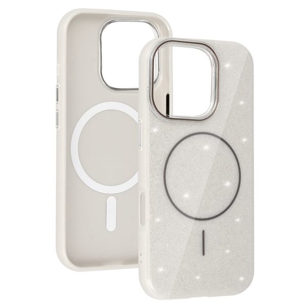 Magsafe Slim Shiny for Iphone 15 Pro Max silver