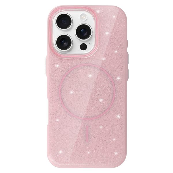 Magsafe Slim Shiny for Iphone 16 light pink