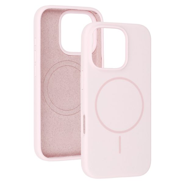 Magsafe Slim Silicone for Iphone 15 light pink