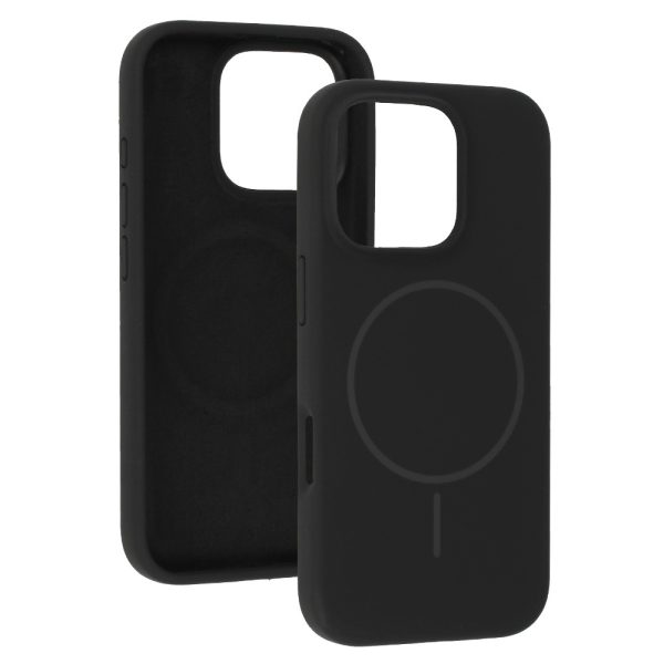 Magsafe Slim Silicone for Iphone 15 Pro black