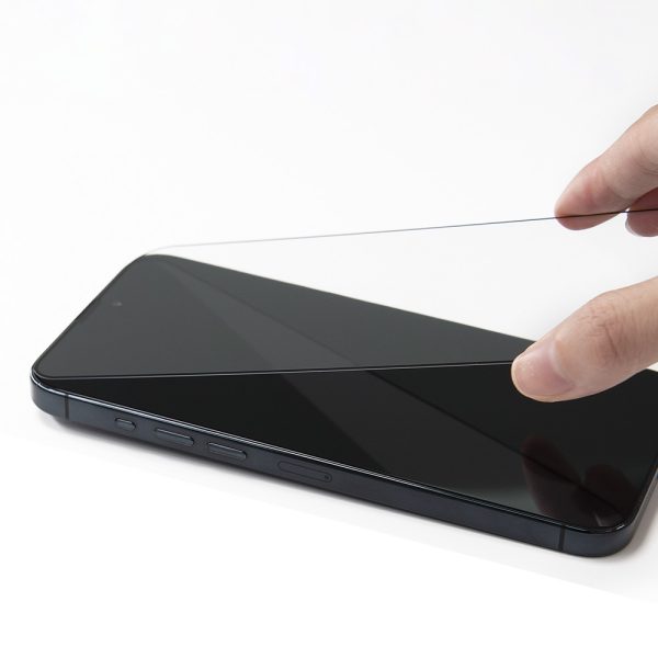 Tel Protect Full Glue 6D Matt Tempered Glass for Samsung Galaxy S24 Black (with fingerprint unlock)