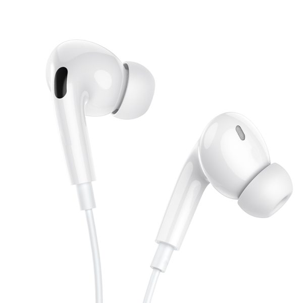 Borofone Earphones BM100 Pro Fuente with microphone Type C (DAC) white
