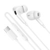 Borofone Earphones BM100 Pro Fuente with microphone Type C (DAC) white