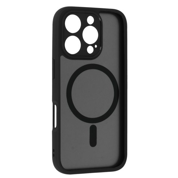 Full Matte Mag Cover for Iphone 15 Pro black