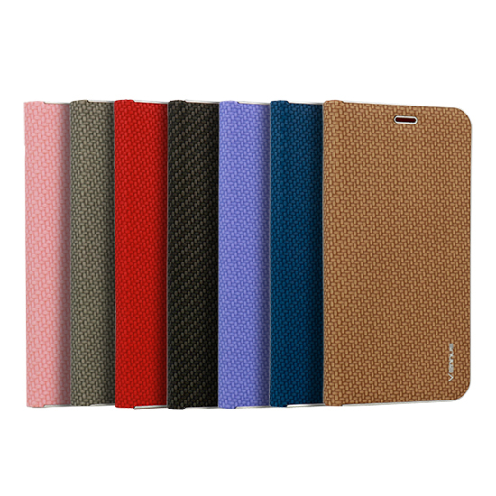 Vennus Book CARBON Case with frame for Samsung Galaxy S20 Ultra black