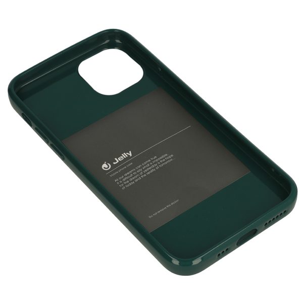 Jelly Case for Iphone 12 Mini dark green