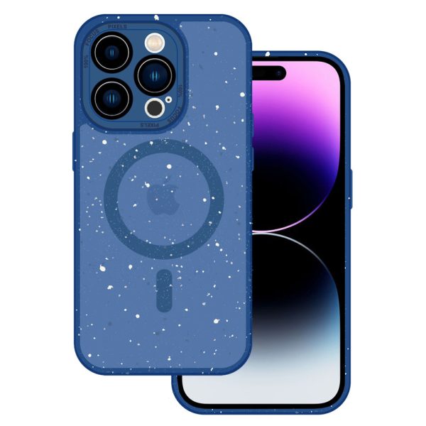 Tel Protect Magnetic Splash Frosted Case for Iphone 14 Navy