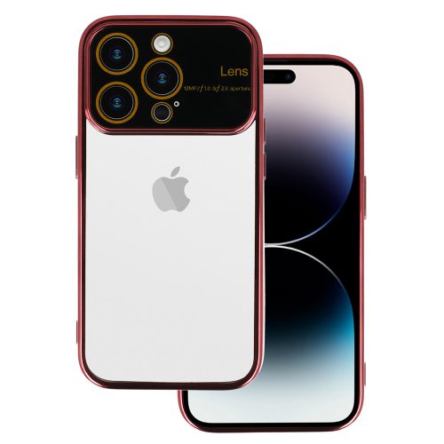 Electro Lens Case for Iphone 14 Pro Max Cherry