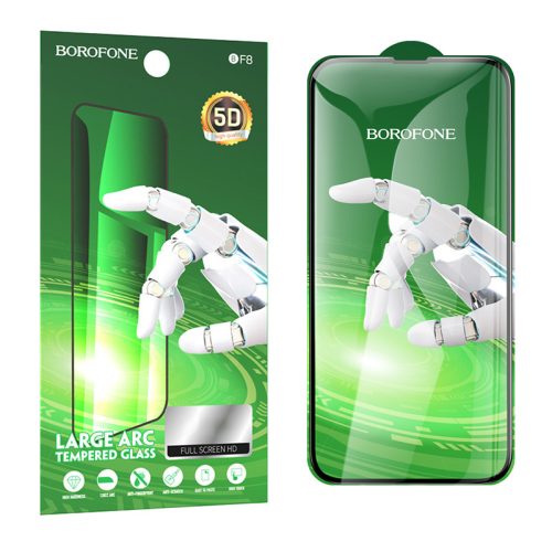Borofone Tempered glass BF8 Diamond Armor Full Screen 5D Large Arc for Iphone 15 Plus/16 Plus