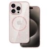 Glitter Magsafe Case for Iphone 15 Pro Max pink clear