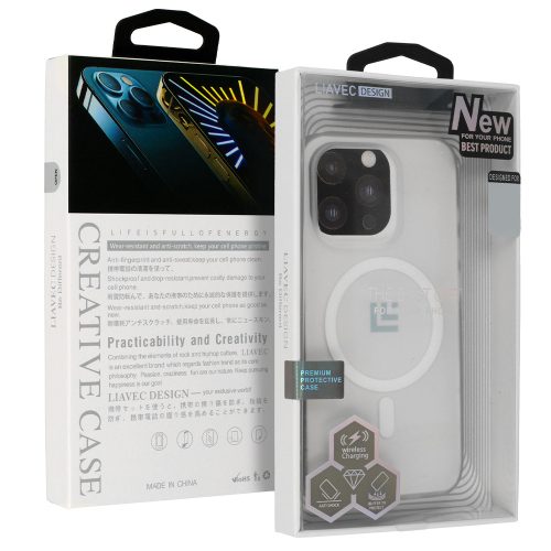 Warframe Magsafe Series Case for Iphone 14 Pro white