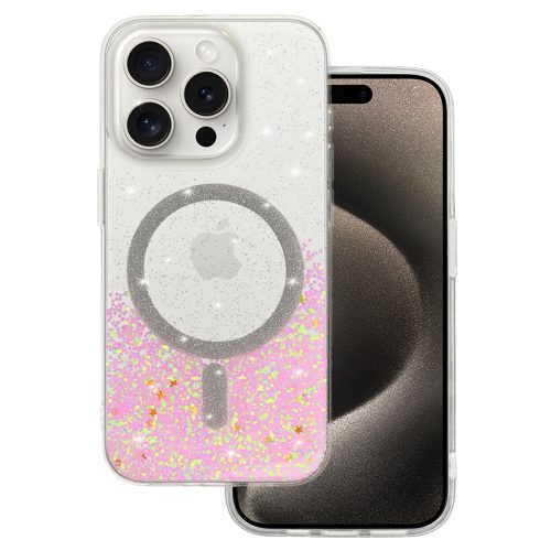 Tel Protect Moonlite Magsafe Case for Iphone 14 Pro Max pink clear