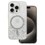Tel Protect Moonlite Magsafe Case for Iphone 14 Pro Max silver clear