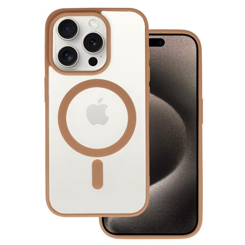 Acrylic Color Magsafe Case for Iphone 12 Pro Max desert titanium