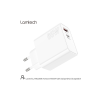 LAMTECH CHARGER USB QC3.0/TYPE C 65W