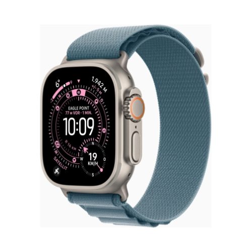 Apple Watch Ultra 3 (Series 11 2025) Gps +Cellular 49mm Natural Titanium Case with Alpine Loop M Light Blue EU