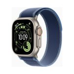 Apple Watch Ultra 3 (Series 11 2025) Gps +Cellular 49mm Natural Titanium Case with Trail Loop S/M Blue/Bright Blue EU