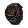 Garmin Watch Fenix 8 GPS 47mm Silicon Black Band Black EU
