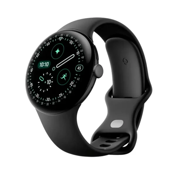 pixel watch 4 black (3) Google Pixel Watch 4 45mm Black (Black Strap)