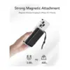 veger w1151 (3) Power Bank Veger MagOn Magnetic 10000mAh 20W με Θύρα USB-A και Θύρα USB-C PD / QC 3.0 Black