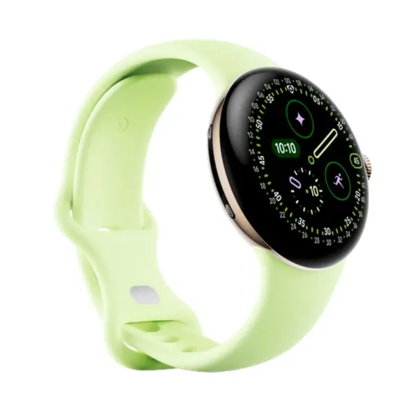 Google Pixel Watch 4 41mm Gold (Green Gele Strap) (2) Google Pixel Watch 4 41mm Gold (Green Gele Strap)